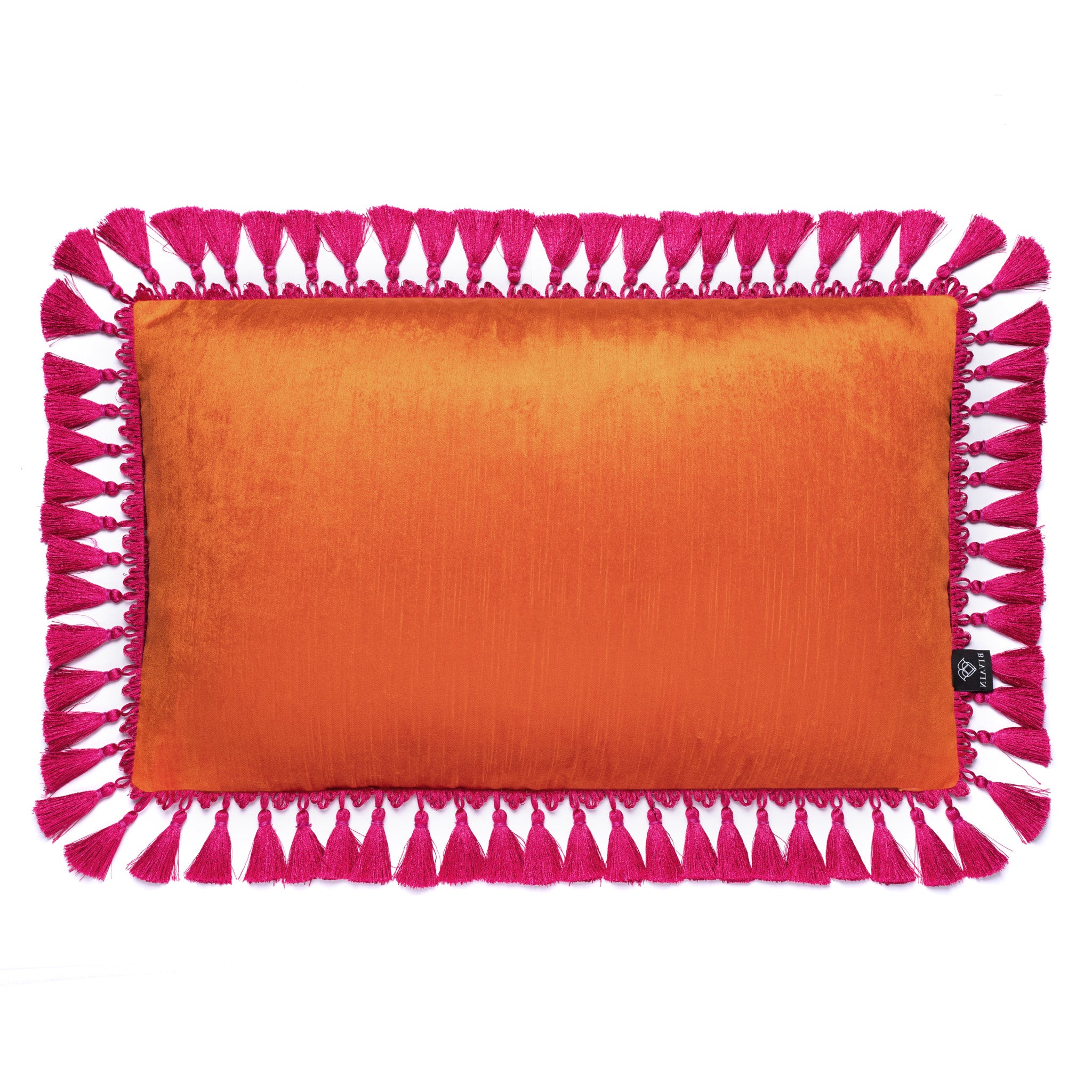 Gulabi Nandi Cotton Velvet Cushion