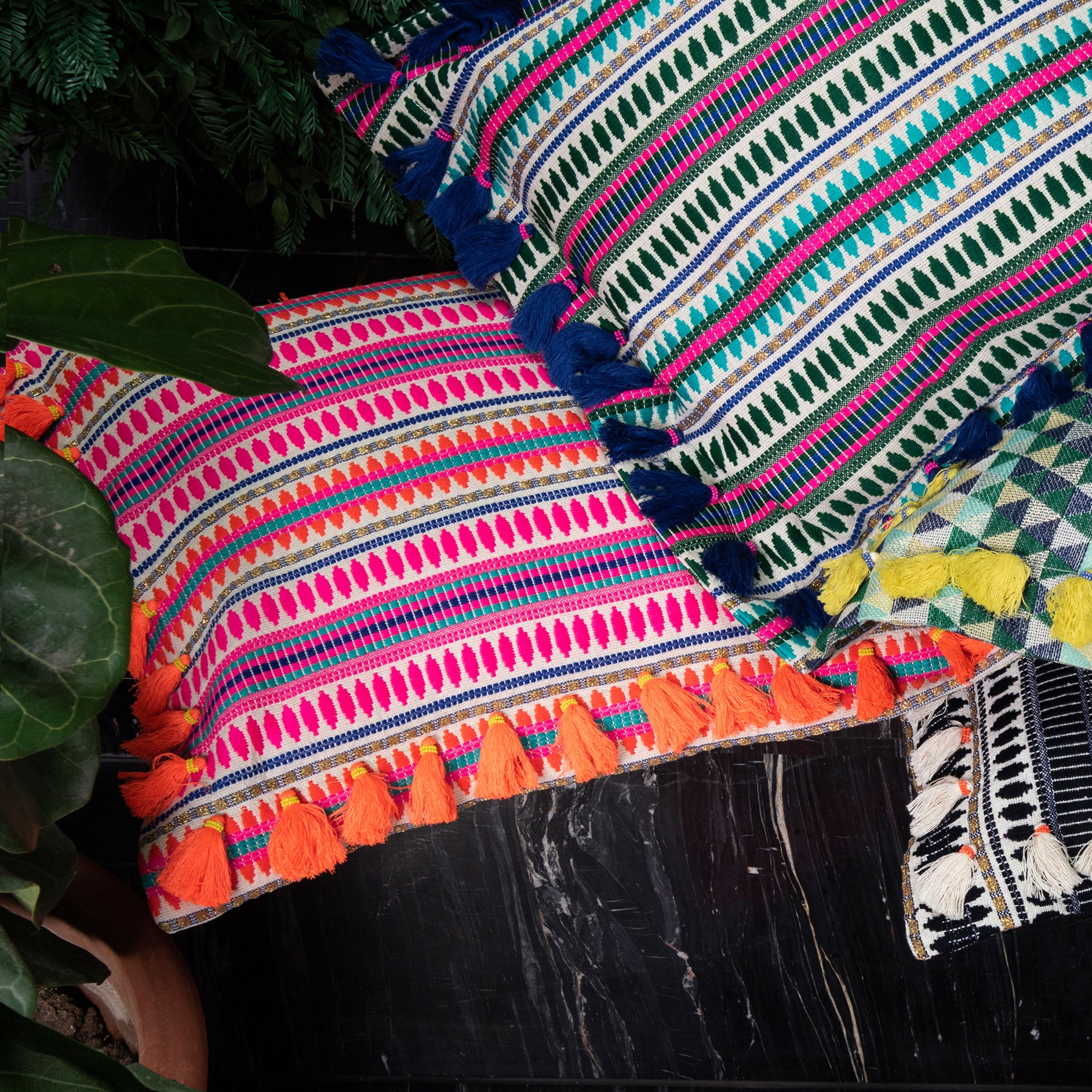 Bedawi Neon Cotton Cushion