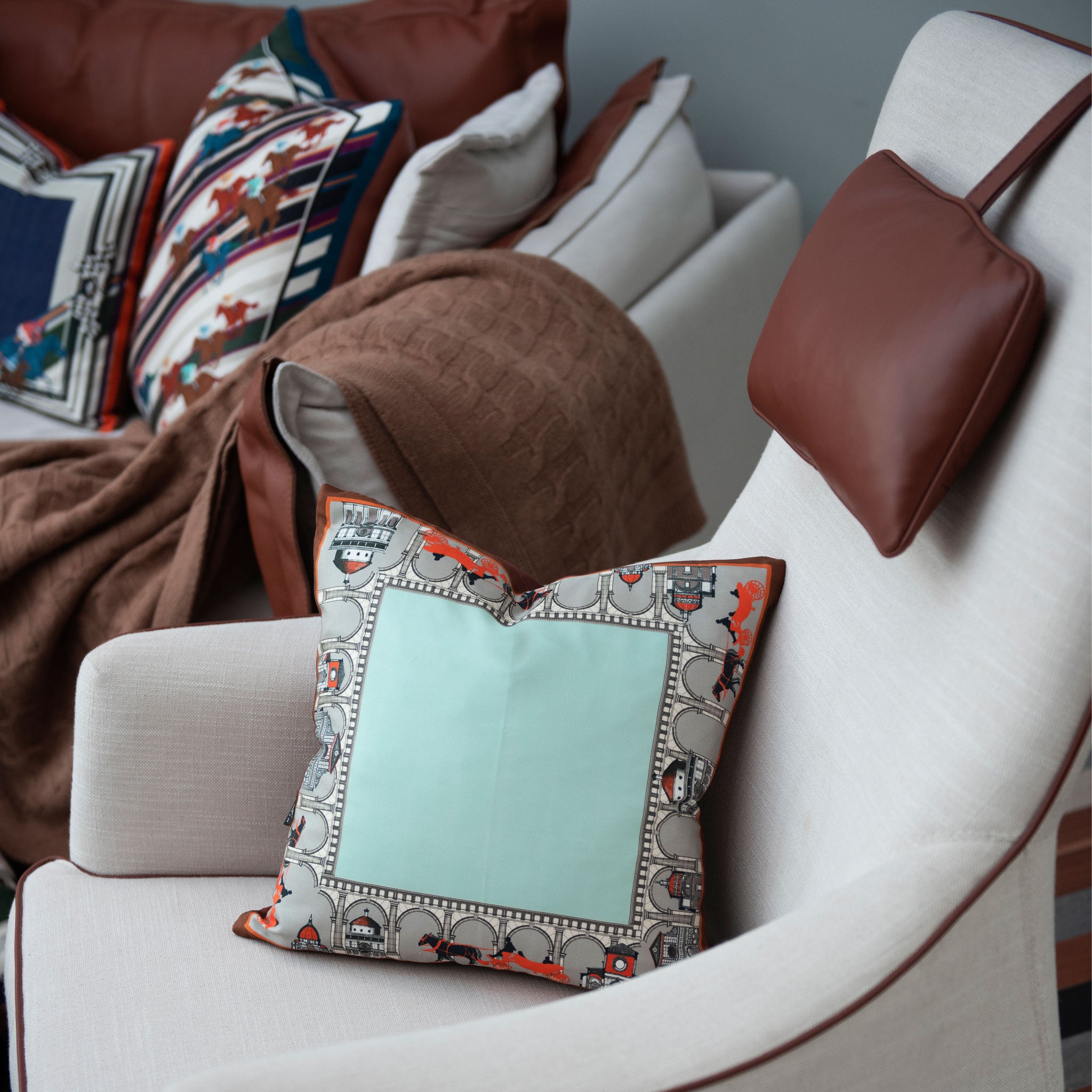 Florentine Silk Cushion