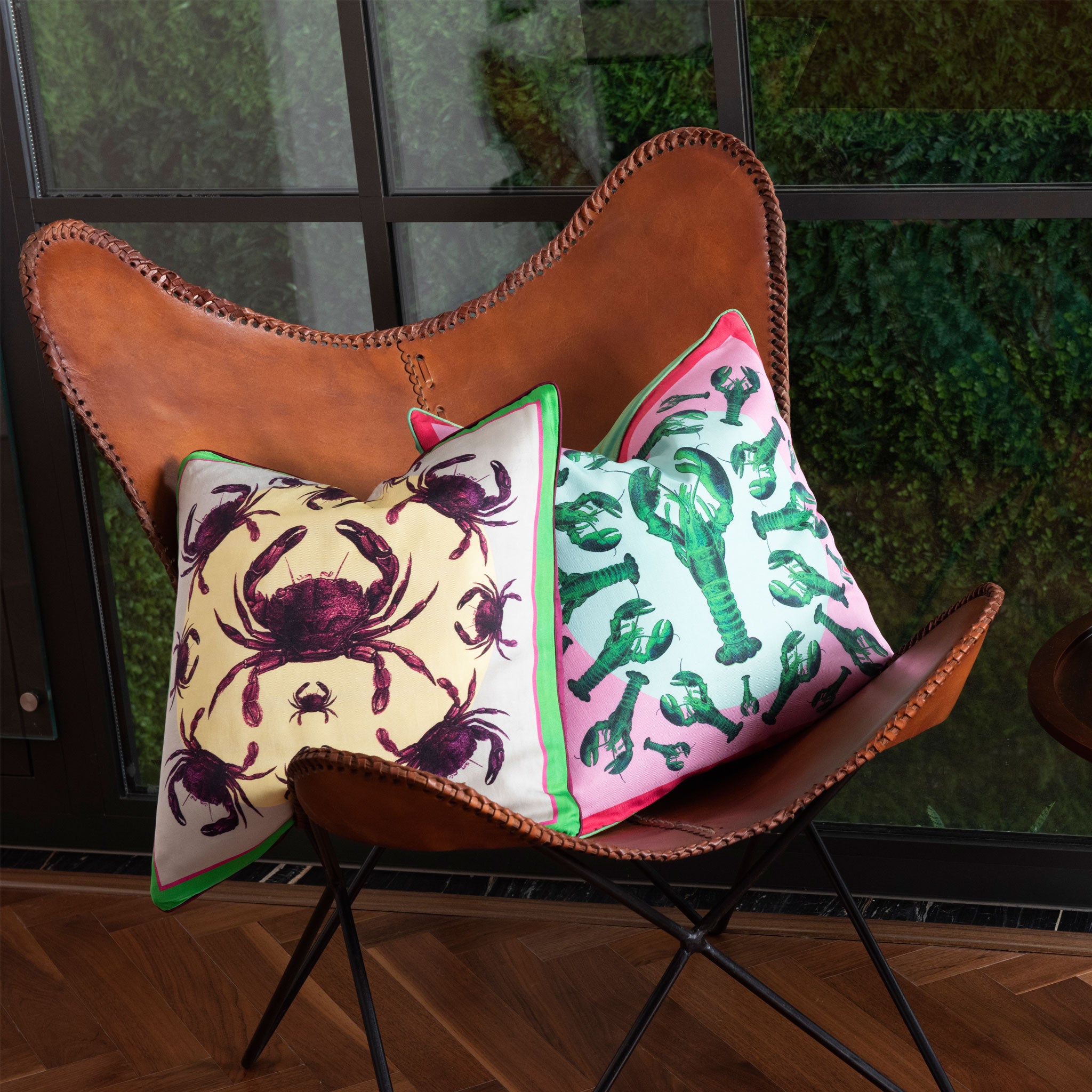 Lobster Silk Cushion