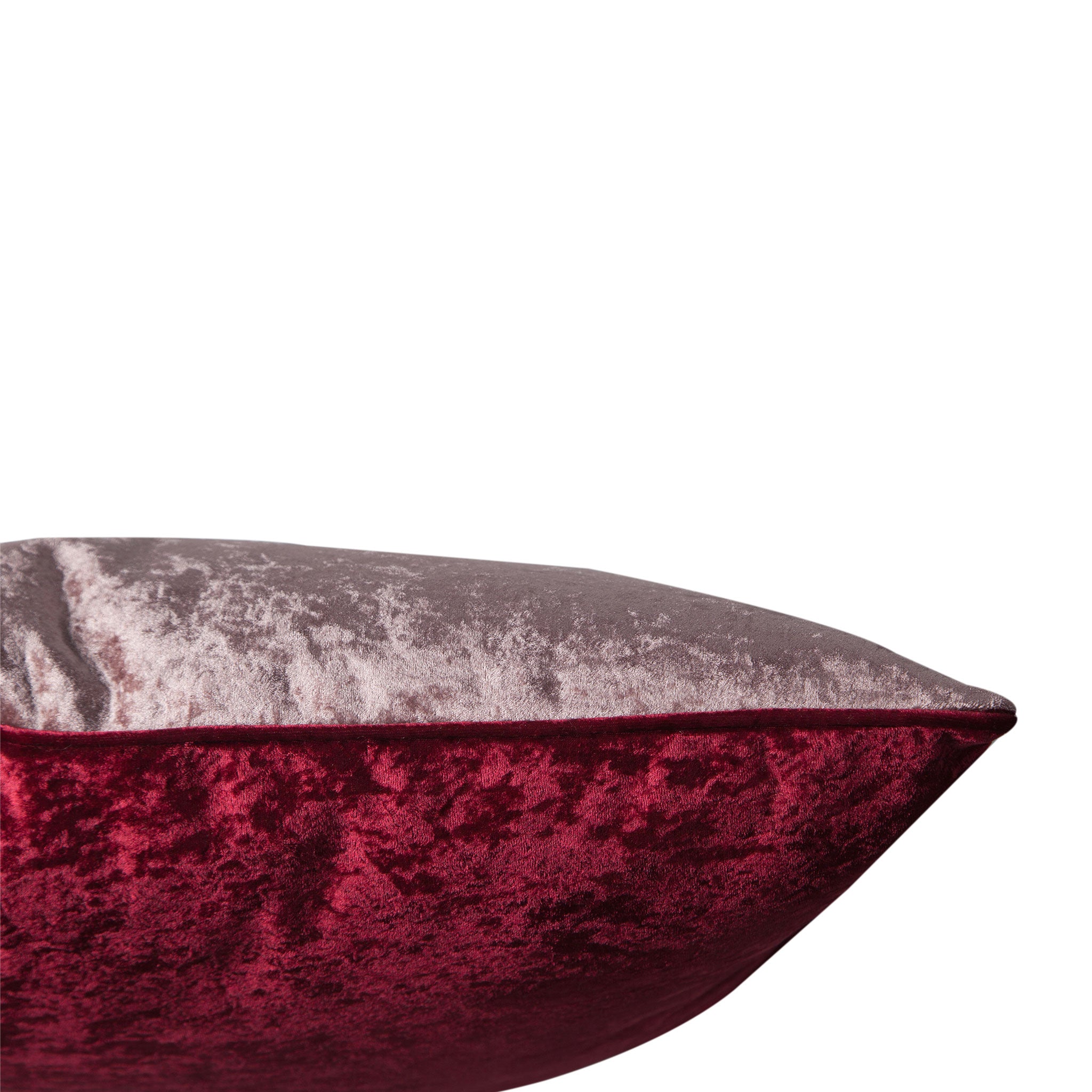 Berry & Rose Taupe Velvet Cushion