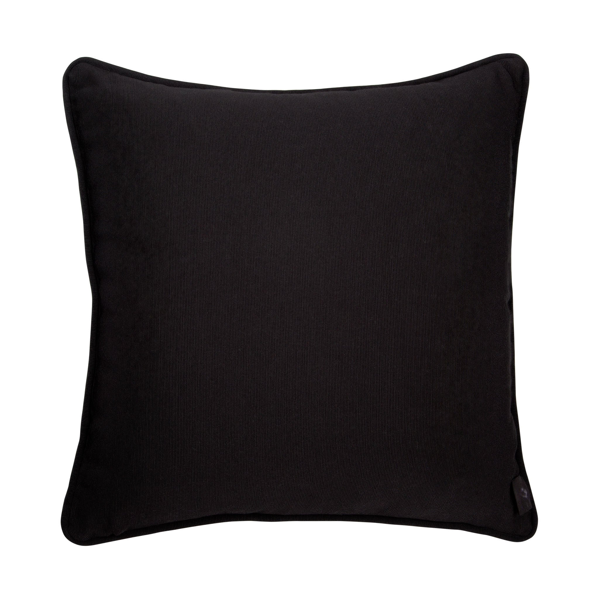 Cotton geometric and statue print red cushion - Bivain - 3