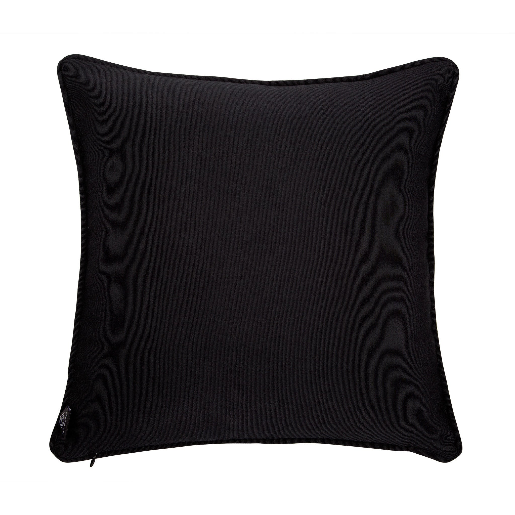 Cotton geometric and statue print yellow cushion - Bivain - 3