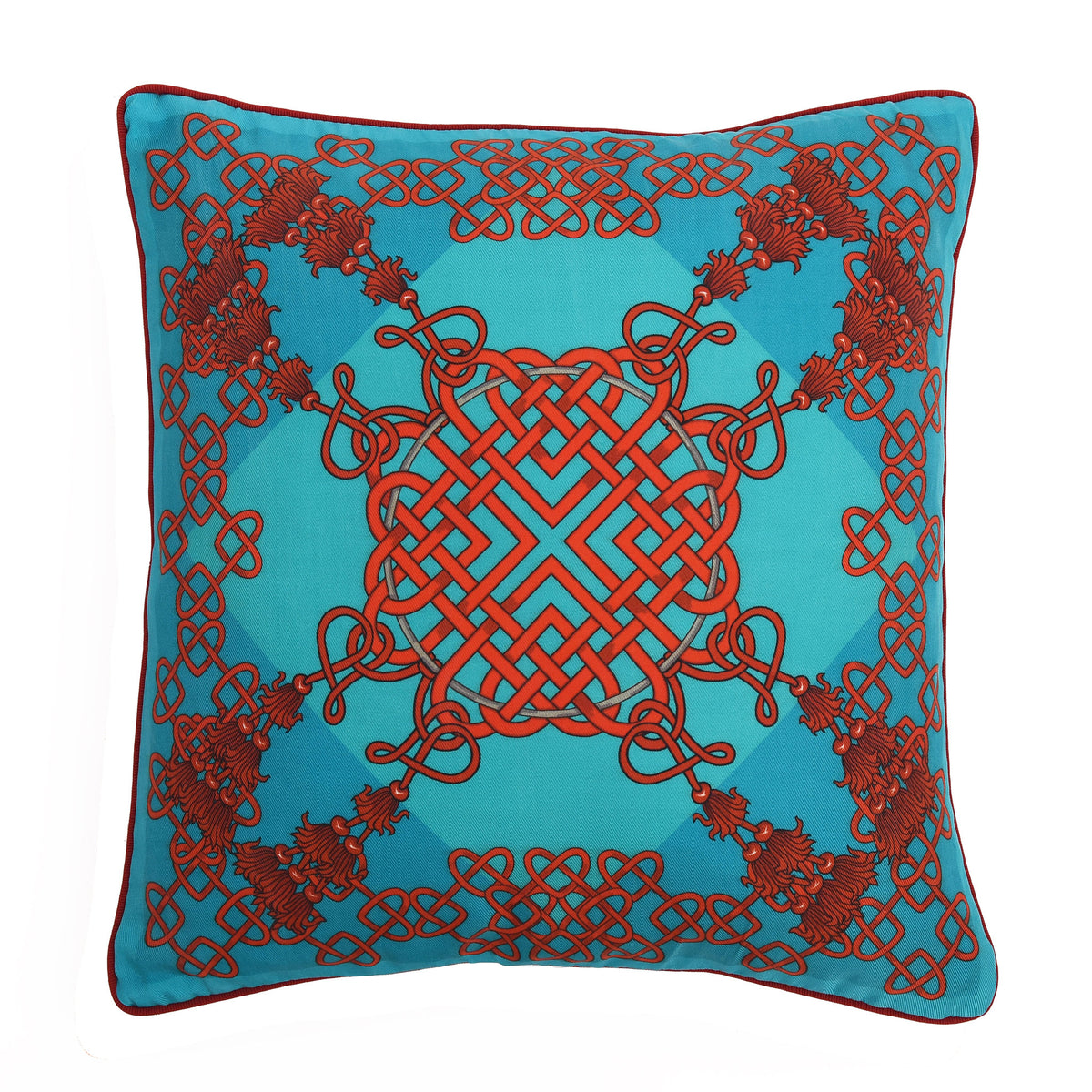 ChinesePrint Luxury Silk Cushions Buy online from Bivain