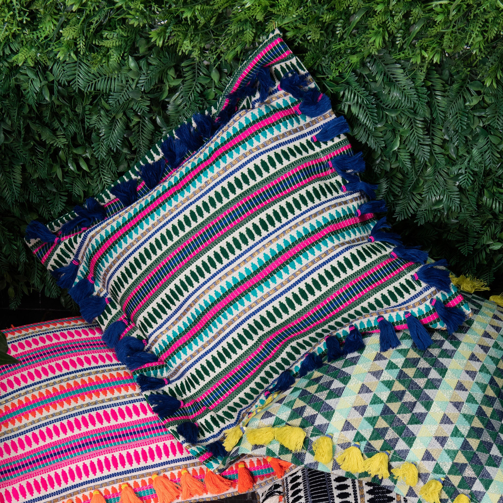 Bedawi Indigo Cotton Cushion