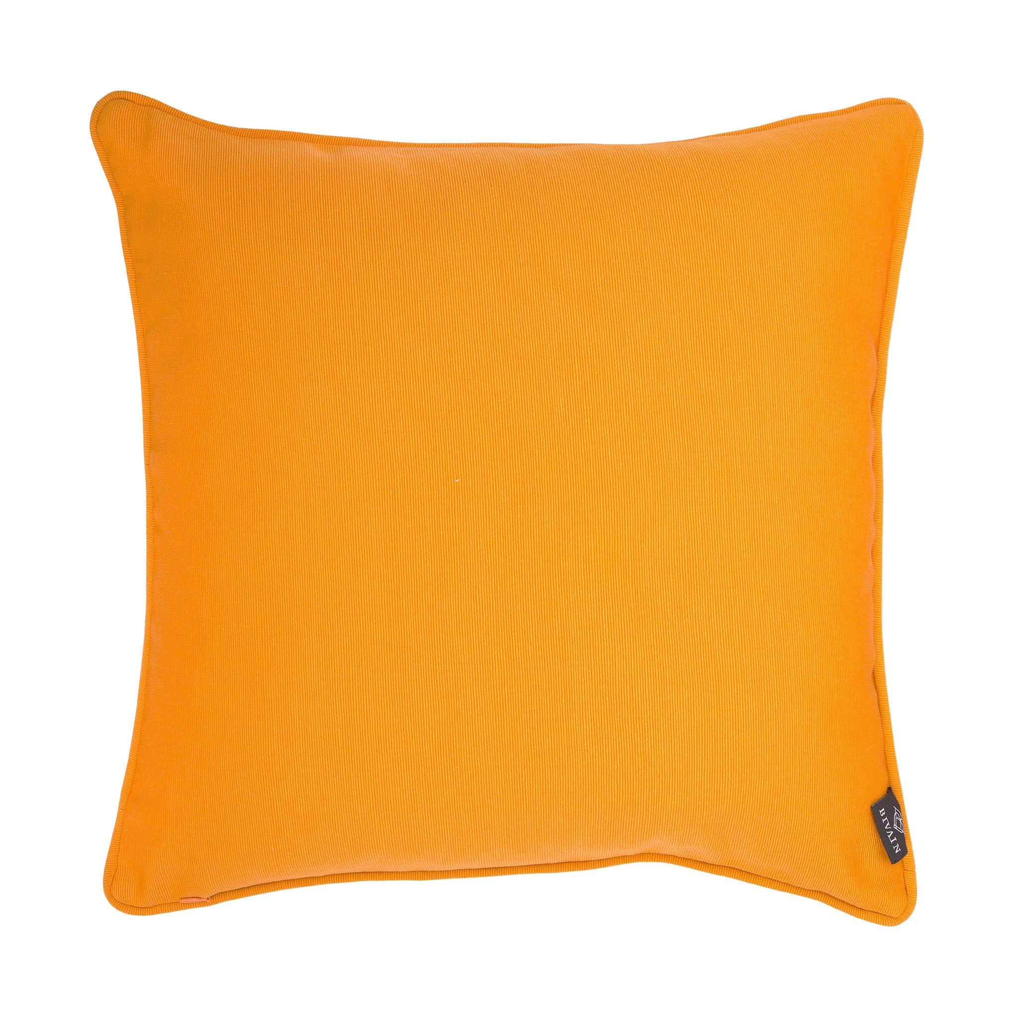 Cotton orange & pink reclining nude print cushion - Bivain - 3