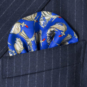 Dervish Dancers Silk Pocket Square, , Bivain